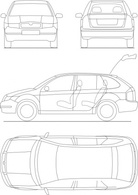 Skoda Fabia Combi clip art Preview