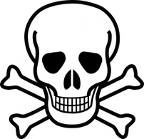 Skull And Crossbones clip art