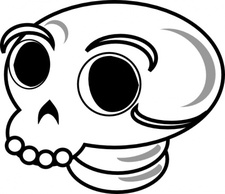 Objects - Skull clip art 