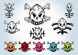 Skulls Vector Graphics