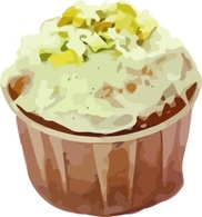 Small Cup Cake clip art