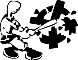 Human - Smash Fascism clip art 