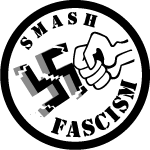 Smash Fascism Vector Sticker Preview