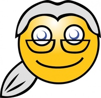 Smiley Lawyer clip art