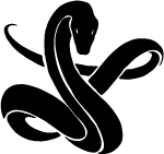 Snake Black Vector 