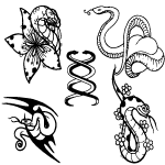 Snakes Vectors Set Preview