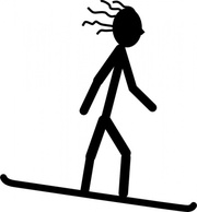 Snow Boarder clip art