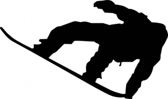 Snow Boarder clip art