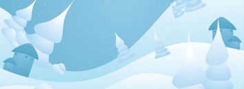 Nature - Snow Landscape Vector 