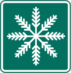 Snow Road Vector Sign 