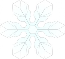 Holiday & Seasonal - Snowflake 1 clip art 