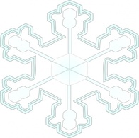 Holiday & Seasonal - Snowflake 3 clip art 