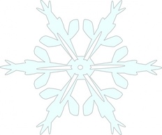 Snowflake 5 clip art