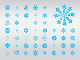 Elements - Snowflake Illustrations 