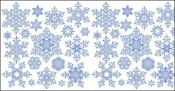 Nature - Snowflake vector 