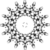 Snowflake Vector Clip Art Vp 2 