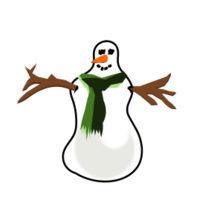 Holiday & Seasonal - Snowman No Shadow 