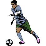 Soccer Player Vector Graphics 