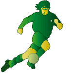 Soccer Player Vector Illustration