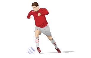 Soccer Player Vector