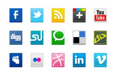 Web Elements - Social Media Vector Icon 