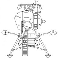 Soviet Lunar Lander clip art Preview