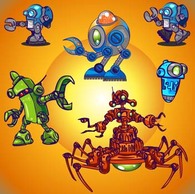 Technology - Space Robot Vector 3 