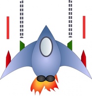 Space Ship clip art