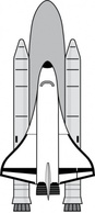Transportation - Space Shuttle clip art 