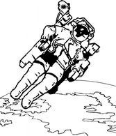 Nature - Spacewalk clip art 