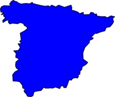 Spain Peninsule clip art 