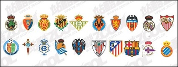 Spanish soccer clubs LOGO 