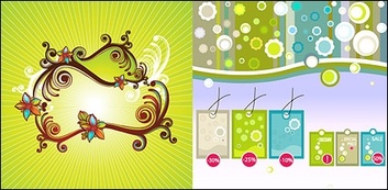 Special tag and the pattern vector material Preview