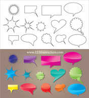 Objects - Speech Bubble Vector 