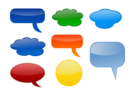 Icons - Speech bubbles 