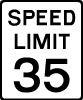 Speed Limit 35 