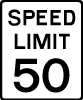 Speed Limit 50