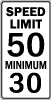 Speed Limit 50