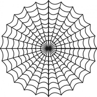 Animals - Spiders Web clip art 