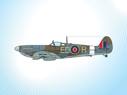 Military - Spitfire Fighter Plane 