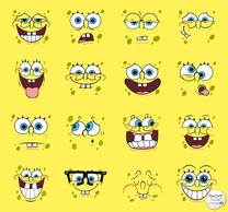 Spongebob Squarepants Vector Pack Faces Preview