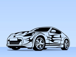 Sports Car Illustration 