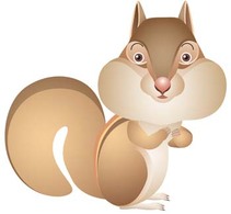 Animals - Squirrel Vector 4 