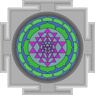 Sri Yantra clip art Preview