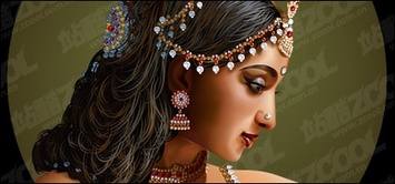 Human - Standard Indian beauty women 