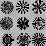 Star Burst Vector And Photoshop Brush Set 