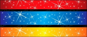 Backgrounds - Stars sparkling vector background material 