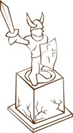 Statue clip art