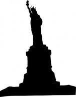 Statue Liberty 1 clip art 