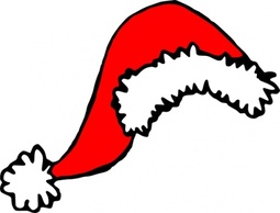 Stephantom Santa Hat clip art